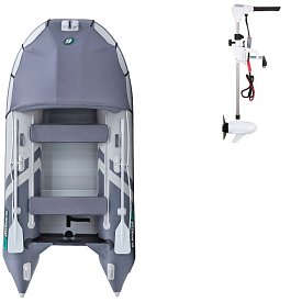 Gommone GLADIATOR ACTIVE C330AL light dark grey - gommone gonfiabile con pavimento in alluminio