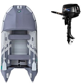 Gommone GLADIATOR ACTIVE C330AL light dark grey - gommone gonfiabile con pavimento in alluminio