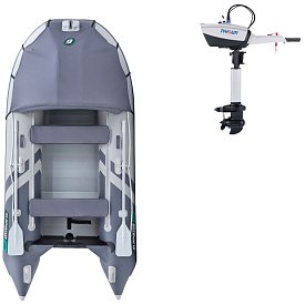 Gommone GLADIATOR ACTIVE C330AL light dark grey - gommone gonfiabile con pavimento in alluminio