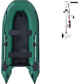 Gommone GLADIATOR CLASSIC B330AD green - gommone gonfiabile con pavimento in drop-stitch