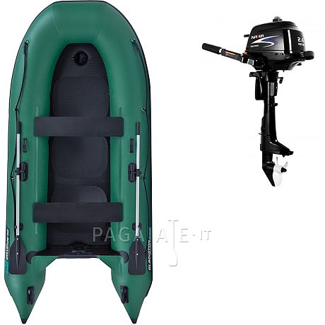 Gommone GLADIATOR CLASSIC B330AD green - gommone gonfiabile con pavimento in drop-stitch