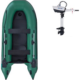 Gommone GLADIATOR CLASSIC B330AD green - gommone gonfiabile con pavimento in drop-stitch