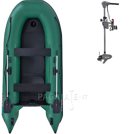 Gommone GLADIATOR CLASSIC B330AD green - gommone gonfiabile con pavimento in drop-stitch