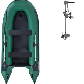 Gommone GLADIATOR CLASSIC B330AD green - gommone gonfiabile con pavimento in drop-stitch