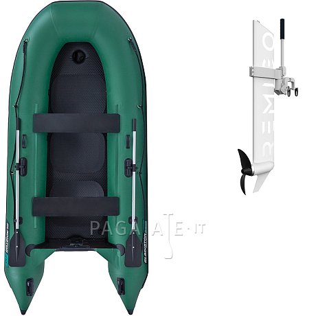 Gommone GLADIATOR CLASSIC B330AD green - gommone gonfiabile con pavimento in drop-stitch