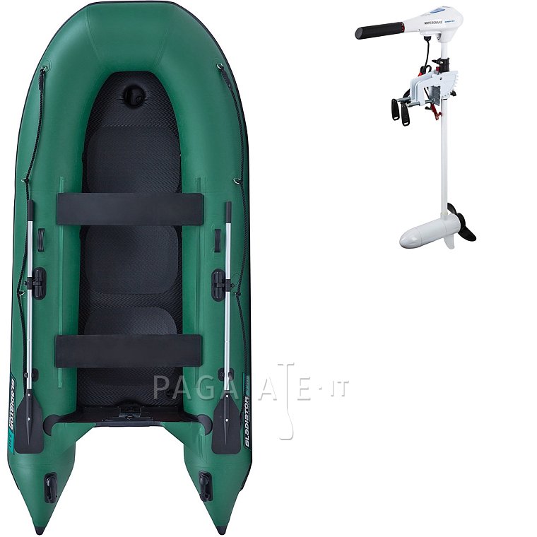 Gommone GLADIATOR CLASSIC B330AD green - gommone gonfiabile con pavimento in drop-stitch