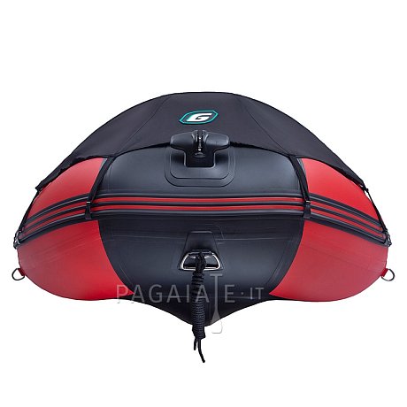 Gommone GLADIATOR ACTIVE C330AL red black - gommone gonfiabile con pavimento in alluminio