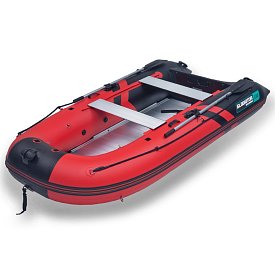 Gommone GLADIATOR ACTIVE C330AL red black - gommone gonfiabile con pavimento in alluminio