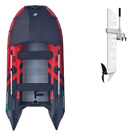 Gommone GLADIATOR ACTIVE C330AL red black - gommone gonfiabile con pavimento in alluminio