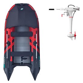 Gommone GLADIATOR ACTIVE C330AL red black - gommone gonfiabile con pavimento in alluminio