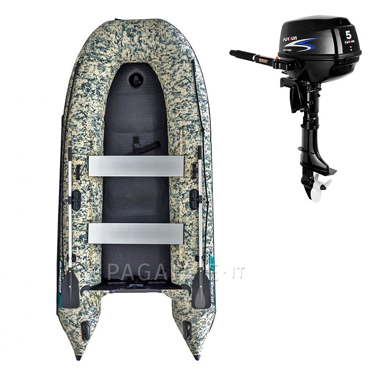 Gommone GLADIATOR CLASSIC B330AD Camo - gommone gonfiabile con pavimento in drop-stitch