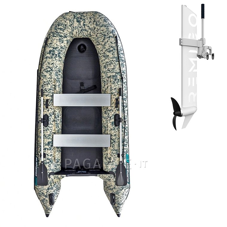 Gommone GLADIATOR CLASSIC B330AD Camo - gommone gonfiabile con pavimento in drop-stitch