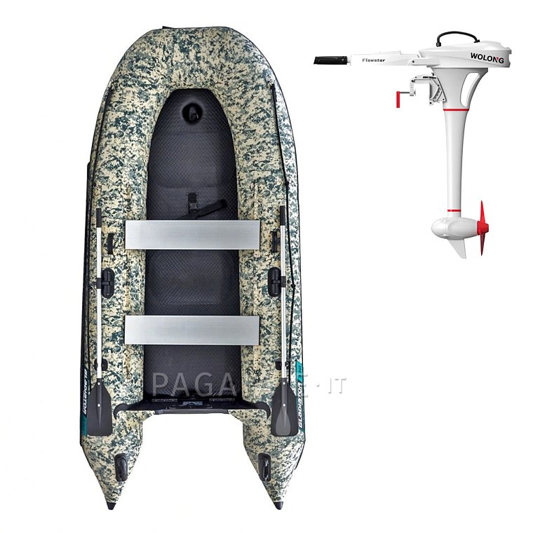 Gommone GLADIATOR CLASSIC B330AD Camo - gommone gonfiabile con pavimento in drop-stitch