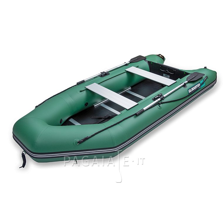 Gommone GLADIATOR LIGHT AK340WF green - nafukovací člun s dřevěnou podlahou