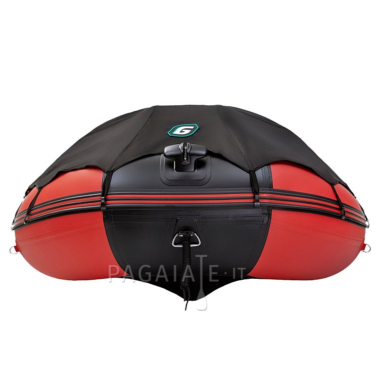 Gommone GLADIATOR ACTIVE C420AL red black - gomone gonfiabile con pavimento in alluminio