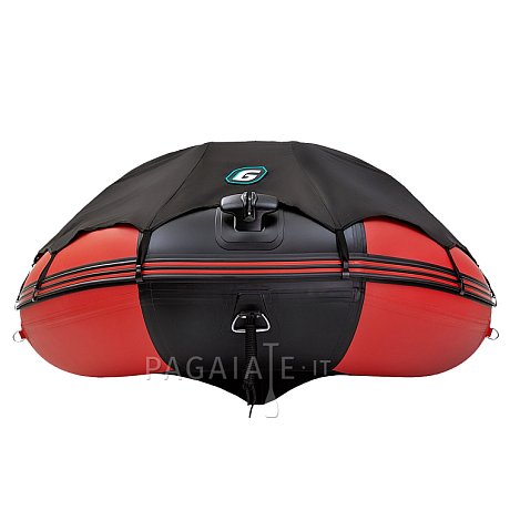 Gommone GLADIATOR ACTIVE C420AL red black - gomone gonfiabile con pavimento in alluminio