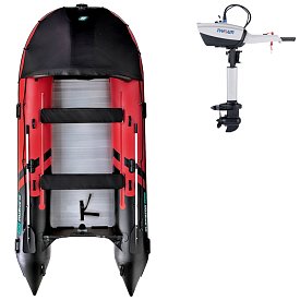 Gommone GLADIATOR ACTIVE C420AL red black - gomone gonfiabile con pavimento in alluminio