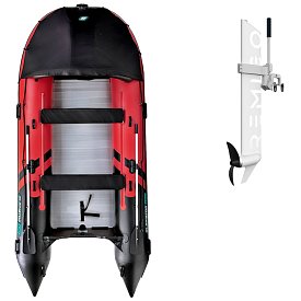 Gommone GLADIATOR ACTIVE C420AL red black - gomone gonfiabile con pavimento in alluminio