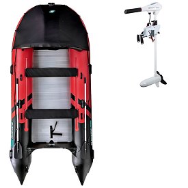 Gommone GLADIATOR ACTIVE C420AL red black - gomone gonfiabile con pavimento in alluminio