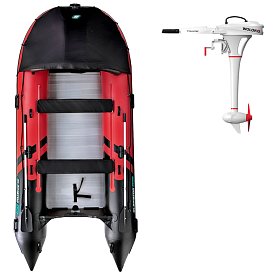 Gommone GLADIATOR ACTIVE C420AL red black - gomone gonfiabile con pavimento in alluminio
