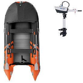Gommone GLADIATOR ACTIVE C420AL orange dark grey - gomone gonfiabile con pavimento in alluminio