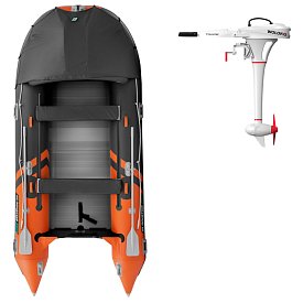 Gommone GLADIATOR ACTIVE C420AL orange dark grey - gomone gonfiabile con pavimento in alluminio