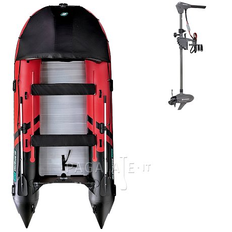 Gommone GLADIATOR ACTIVE C420AL orange dark grey - gomone gonfiabile con pavimento in alluminio