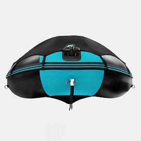 Gommone GLADIATOR ACTIVE C420AL black turquoise - gomone gonfiabile con pavimento in alluminio