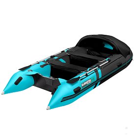 Gommone GLADIATOR ACTIVE C420AL black turquoise - gomone gonfiabile con pavimento in alluminio