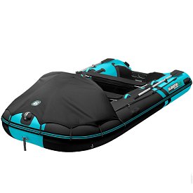 Gommone GLADIATOR ACTIVE C420AL black turquoise - gomone gonfiabile con pavimento in alluminio