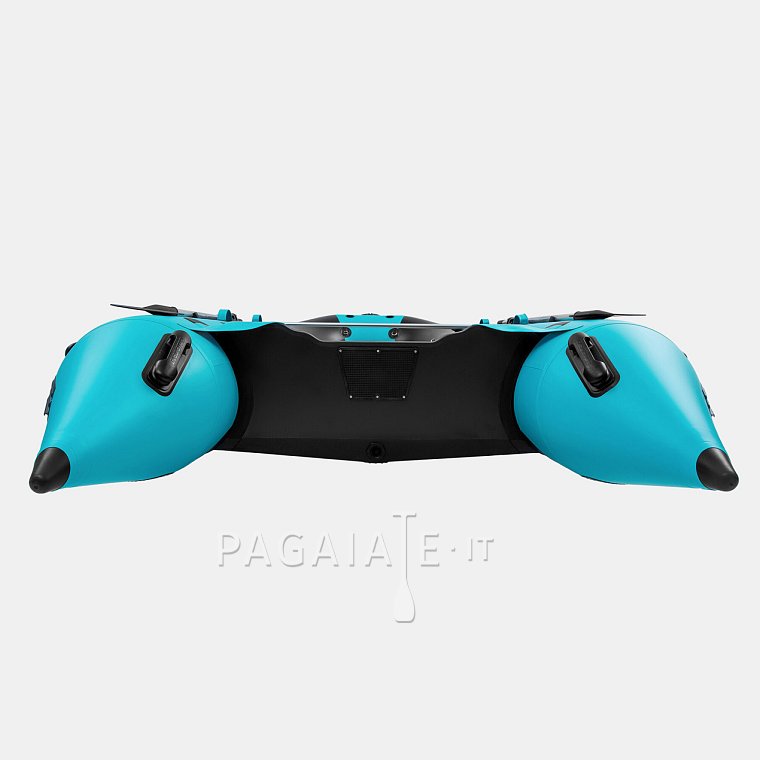 Gommone GLADIATOR ACTIVE C420AL black turquoise - gomone gonfiabile con pavimento in alluminio