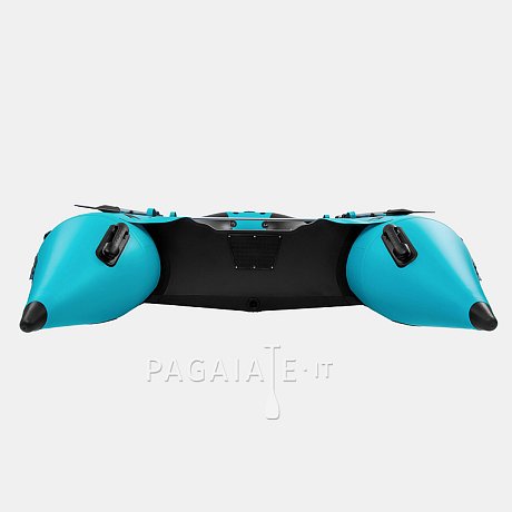 Gommone GLADIATOR ACTIVE C420AL black turquoise - gomone gonfiabile con pavimento in alluminio