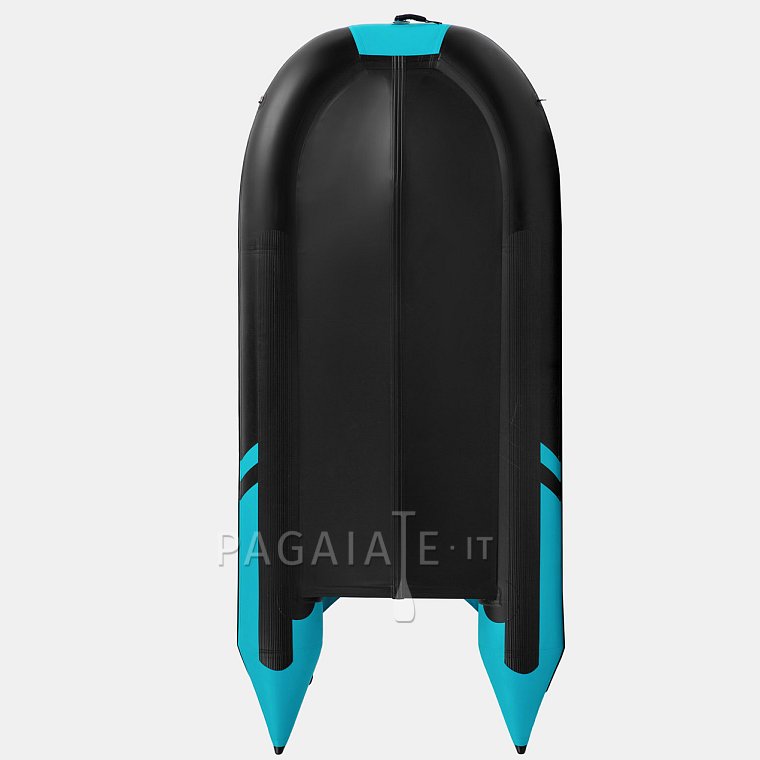 Gommone GLADIATOR ACTIVE C420AL black turquoise - gomone gonfiabile con pavimento in alluminio