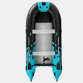 Gommone GLADIATOR ACTIVE C420AL black turquoise - gomone gonfiabile con pavimento in alluminio