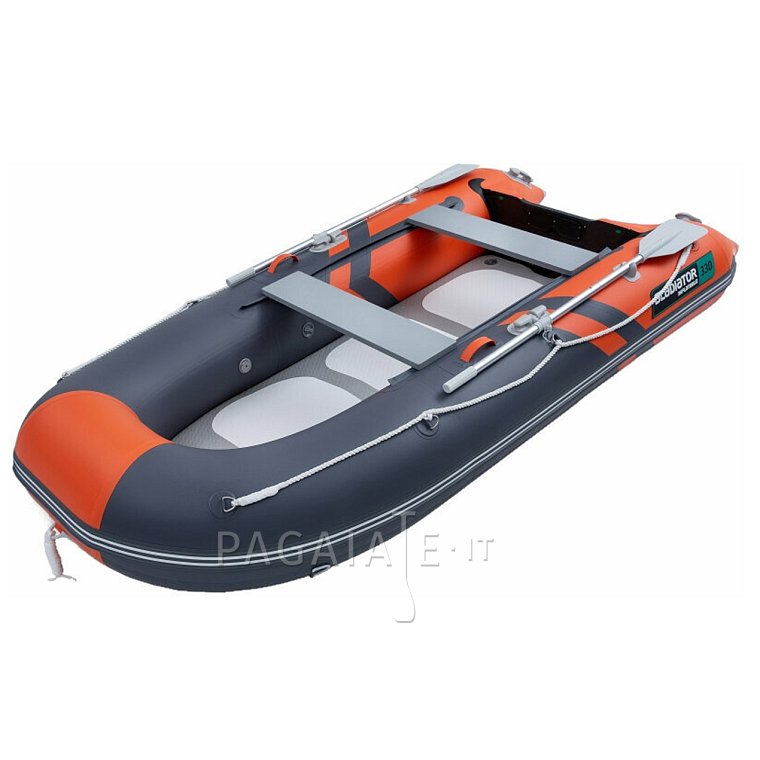 Gommone GLADIATOR CLASSIC B330AD orange dark grey - gommone gonfiabile con pavimento in drop-stitch