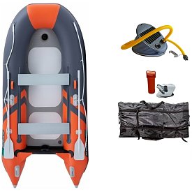 Gommone GLADIATOR CLASSIC B330AD orange dark grey - gommone gonfiabile con pavimento in drop-stitch