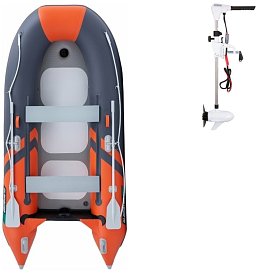 Gommone GLADIATOR CLASSIC B330AD orange dark grey - gommone gonfiabile con pavimento in drop-stitch