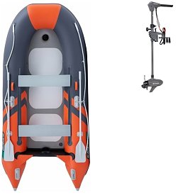 Gommone GLADIATOR CLASSIC B330AD orange dark grey - gommone gonfiabile con pavimento in drop-stitch