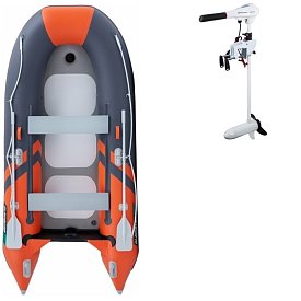 Gommone GLADIATOR CLASSIC B330AD orange dark grey - gommone gonfiabile con pavimento in drop-stitch