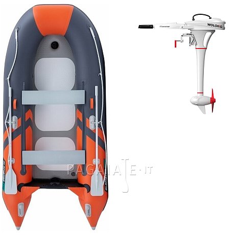 Gommone GLADIATOR CLASSIC B330AD orange dark grey - gommone gonfiabile con pavimento in drop-stitch