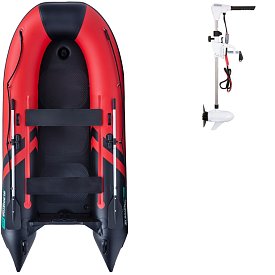 Gommone GLADIATOR CLASSIC B330AD red black - gommone gonfiabile con pavimento in drop-stitch