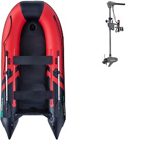 Gommone GLADIATOR CLASSIC B330AD red black - gommone gonfiabile con pavimento in drop-stitch