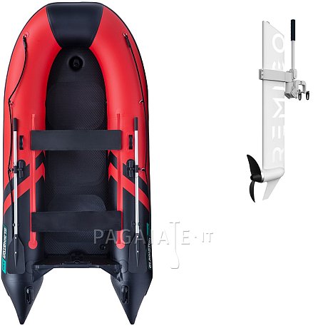 Gommone GLADIATOR CLASSIC B330AD red black - gommone gonfiabile con pavimento in drop-stitch