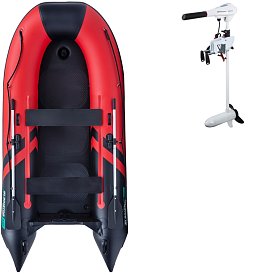 Gommone GLADIATOR CLASSIC B330AD red black - gommone gonfiabile con pavimento in drop-stitch