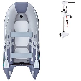 Gommone GLADIATOR CLASSIC B330AD light dark grey - gommone gonfiabile con pavimento in drop-stitch