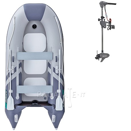 Gommone GLADIATOR CLASSIC B330AD light dark grey - gommone gonfiabile con pavimento in drop-stitch