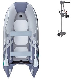 Gommone GLADIATOR CLASSIC B330AD light dark grey - gommone gonfiabile con pavimento in drop-stitch