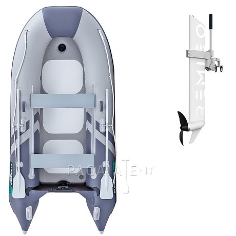 Gommone GLADIATOR CLASSIC B330AD light dark grey - gommone gonfiabile con pavimento in drop-stitch