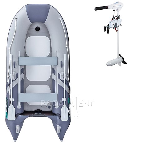 Gommone GLADIATOR CLASSIC B330AD light dark grey - gommone gonfiabile con pavimento in drop-stitch