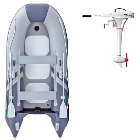 Gommone GLADIATOR CLASSIC B330AD light dark grey - gommone gonfiabile con pavimento in drop-stitch